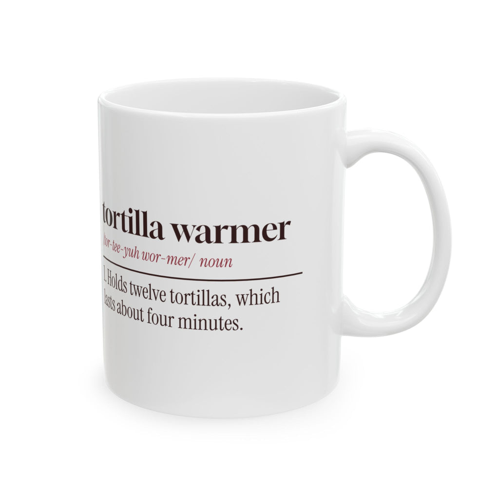 Funny Taco Lover Mug Tortilla Warmer Dictionary Definition