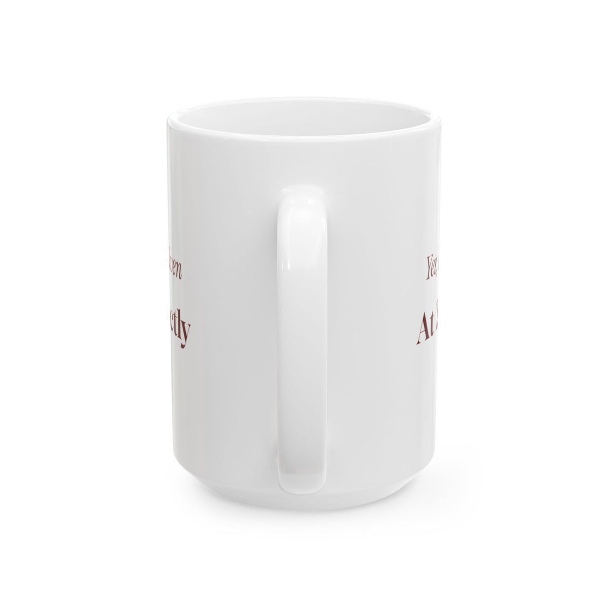 Funny Christmas Host Coffee Mug Yes I Need The Oven At 2:15 Exactly
