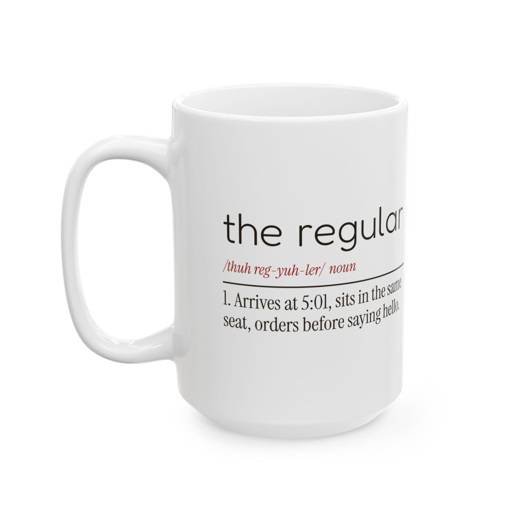 Funny Bartender Coffee Mug The Regular Dictionary Definition