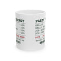 Funny Introvert Christmas Party Coffee Mug Party Energy Receipt