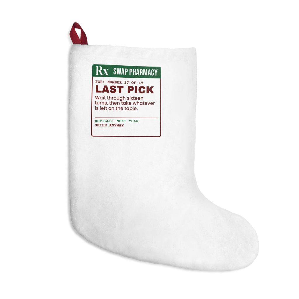 Funny White Elephant Christmas Stocking Last Pick Whatever Is Left