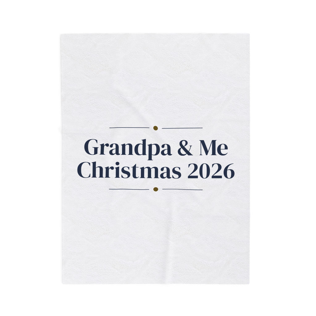 Christmas Throw Blanket For Grandpa Grandpa And Me 2026