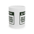 Switchback Warning Coffee Mug For Hikers