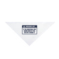 Funny Christmas Dog Bandana Tree Blinks Back Cat Warning For Cat Owners