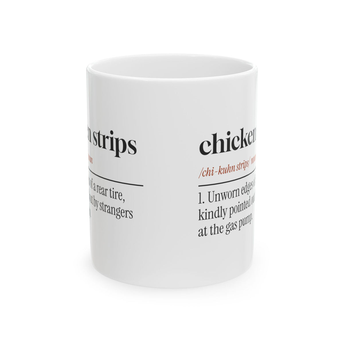 Motorcycle Coffee Mug Chicken Strips Definition For Riders