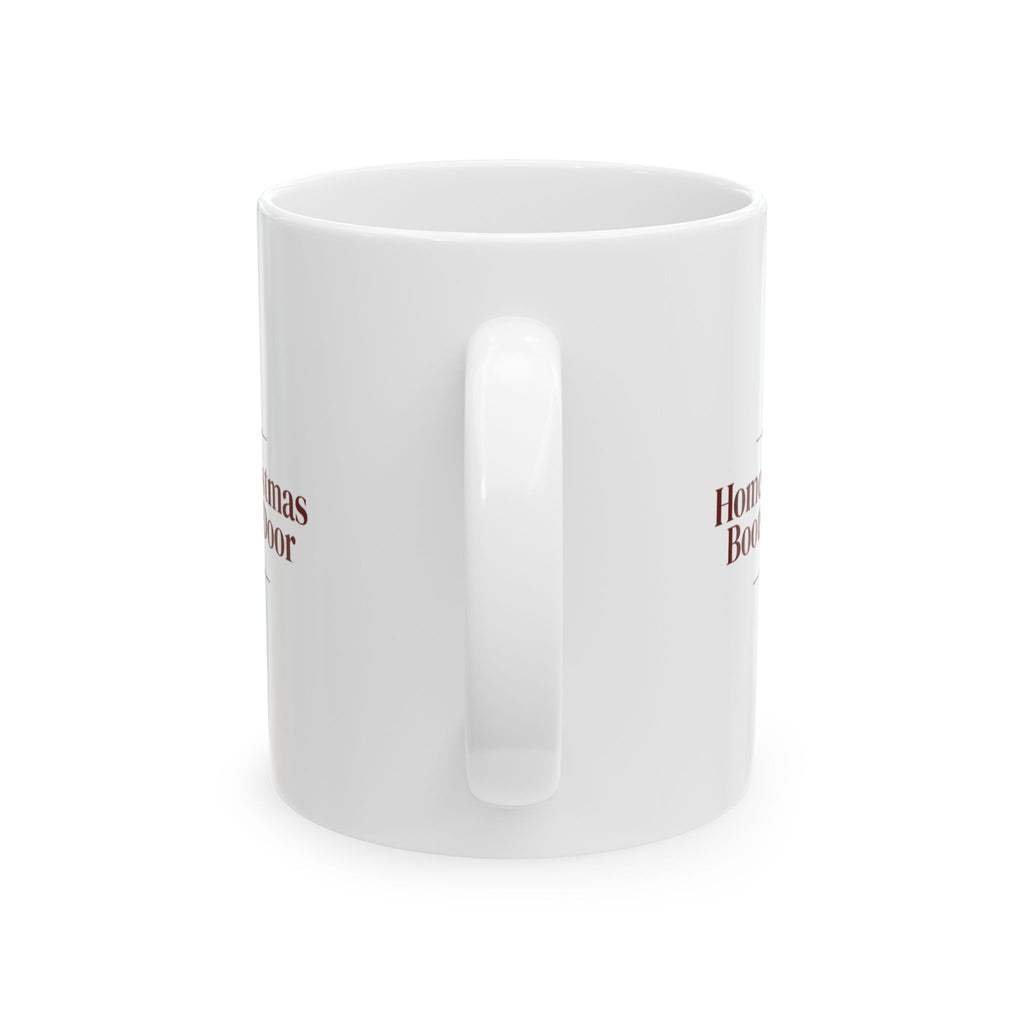 Cozy Christmas Coffee Mug Home For Christmas Boots By The Door