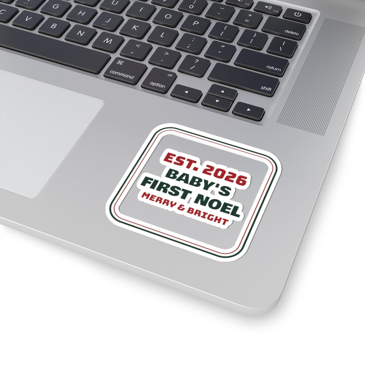 Christmas Sticker Baby's First Noel Est 2026 For New Moms And Dads