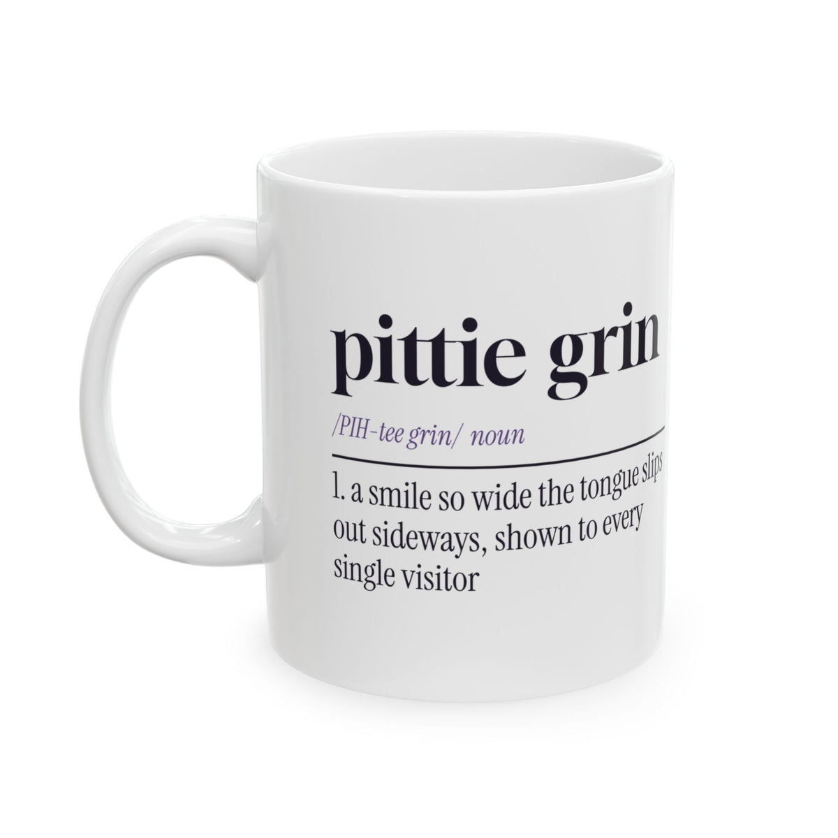 Funny Pit Bull Mug Pittie Grin Dictionary Definition For Pit Bull Owners
