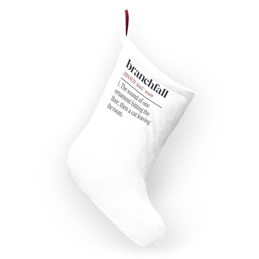 Funny Christmas Stocking Branchfall Cat Definition For Cat Owners