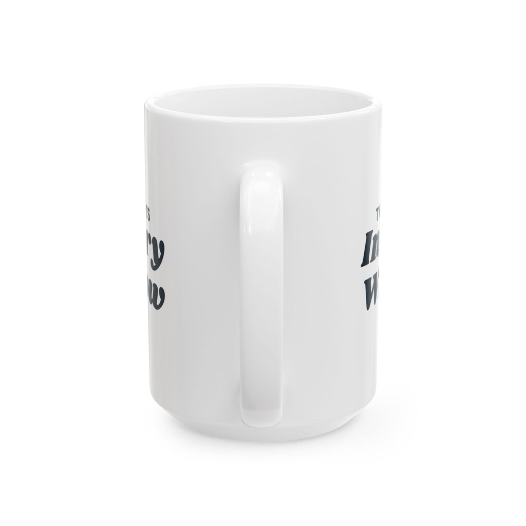 Cozy Christmas Coffee Mug Twinkle Lights In Every Window