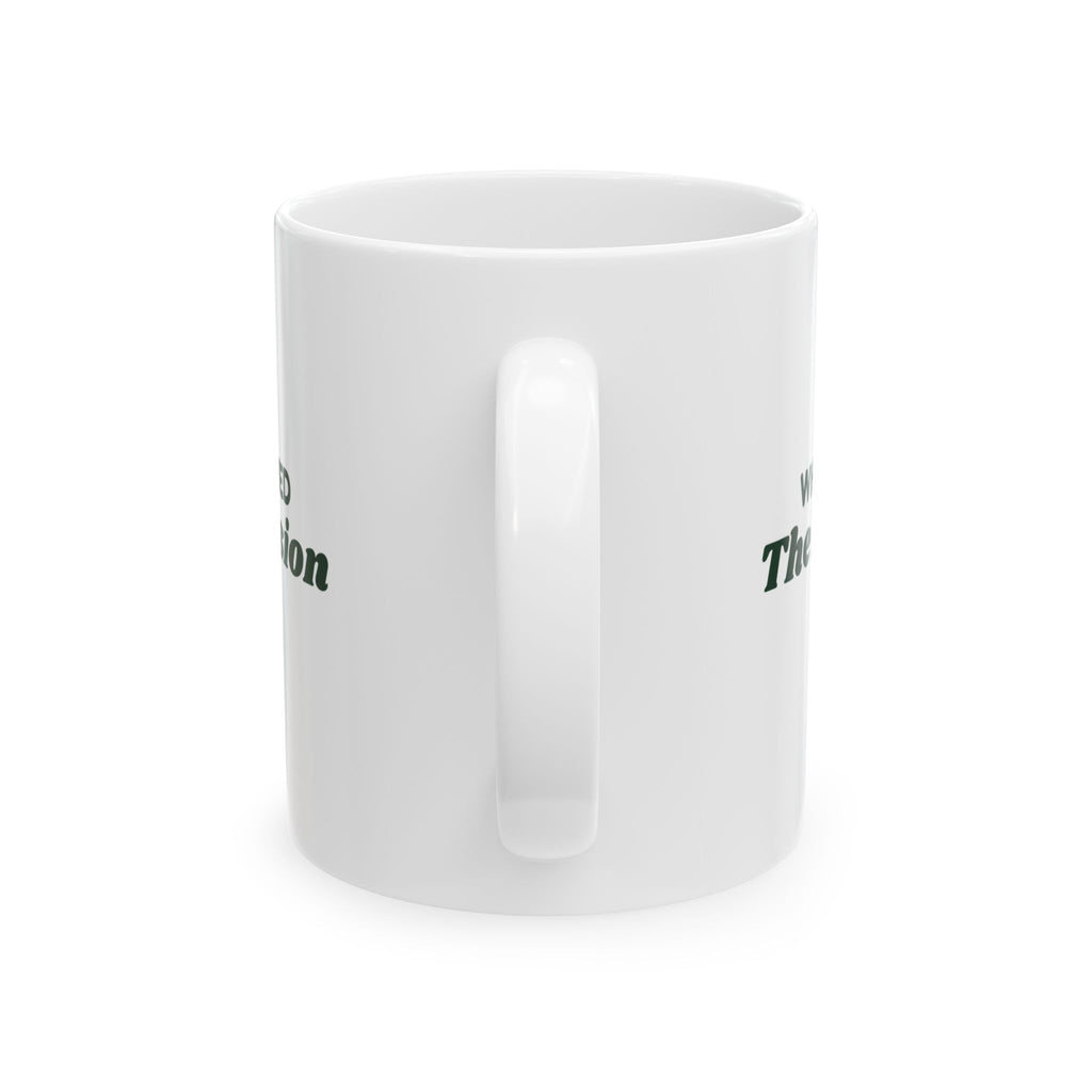 Funny Christmas Dad Coffee Mug Who Touched The Extension Cord