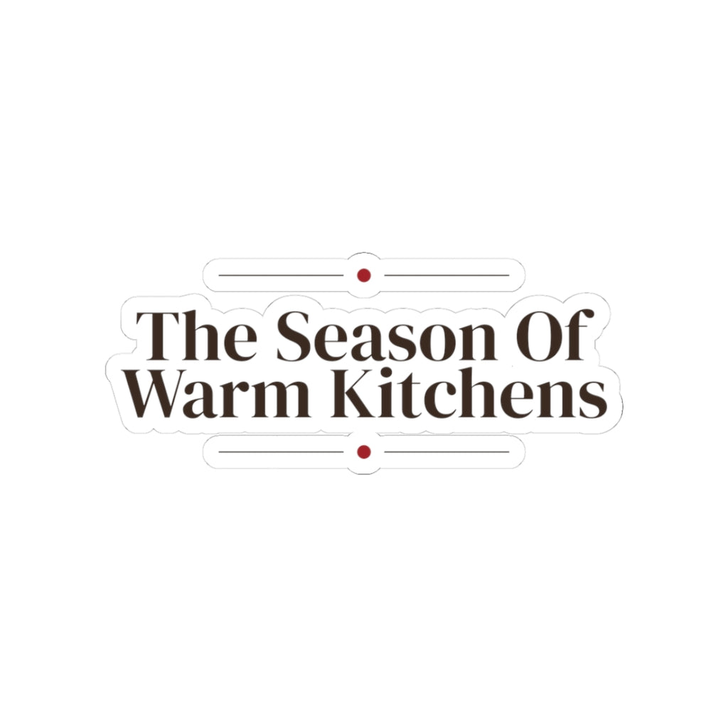 Christmas Sticker The Season Of Warm Kitchens