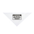 Dog Mom Warning Label Dog Bandana Funny Photo Overload For Dog Moms