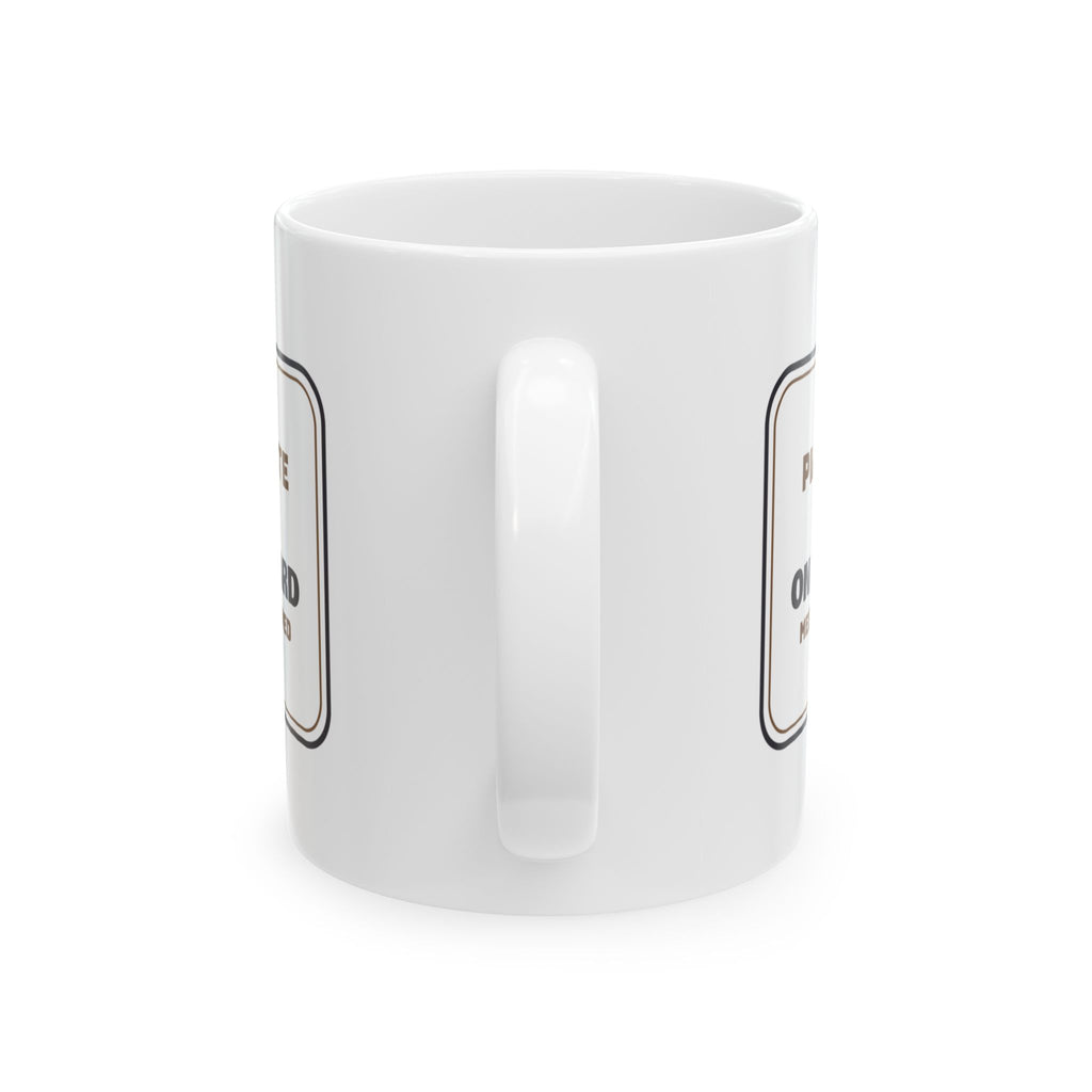 Funny Cat Mom Coffee Mug Cat On Keyboard Meeting Postponed