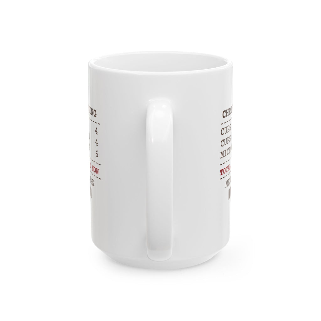 Funny Christmas Morning Coffee Mug Cups Found Cold 4 Receipt