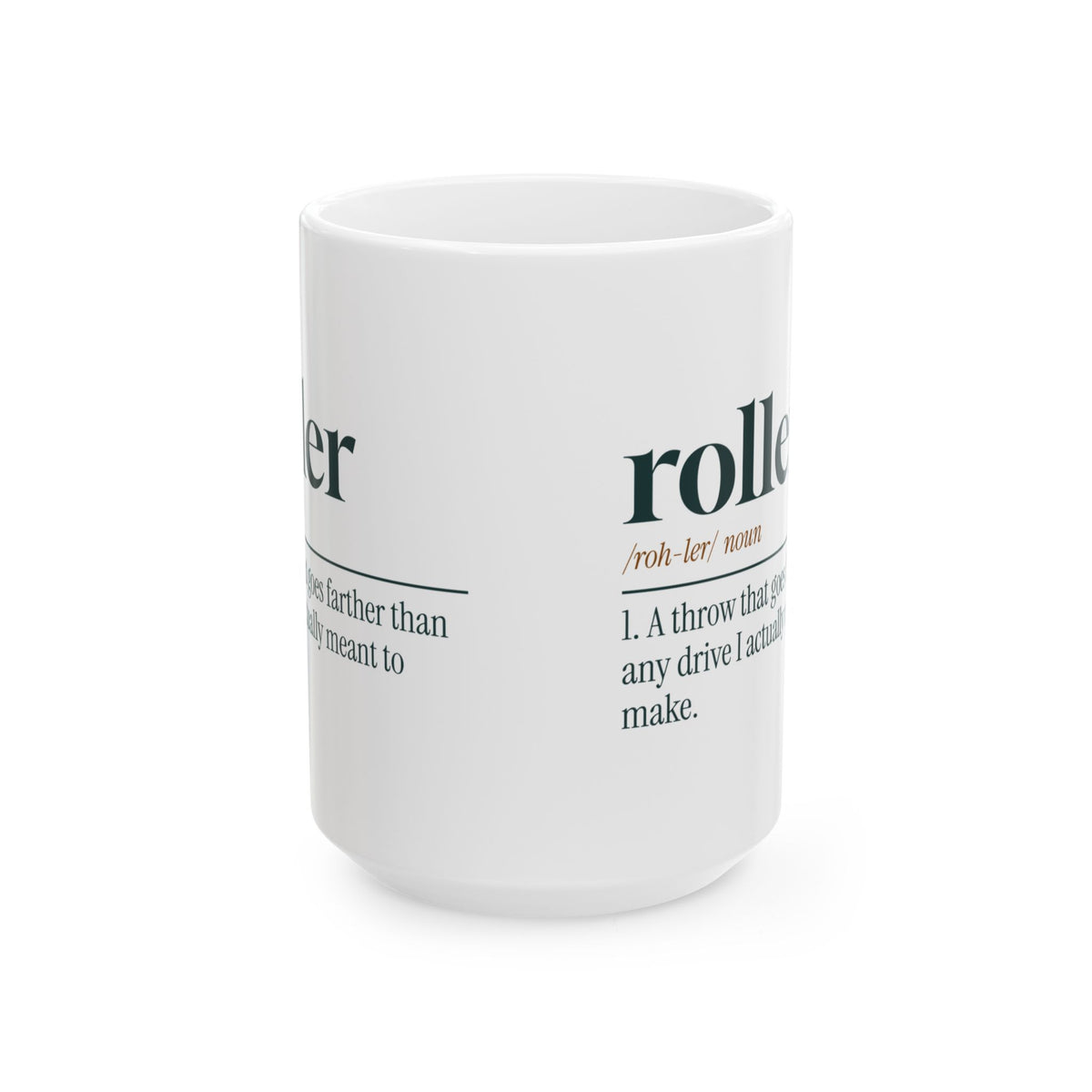 Funny Disc Golf Coffee Mug Roller Dictionary Definition For Disc Golfers