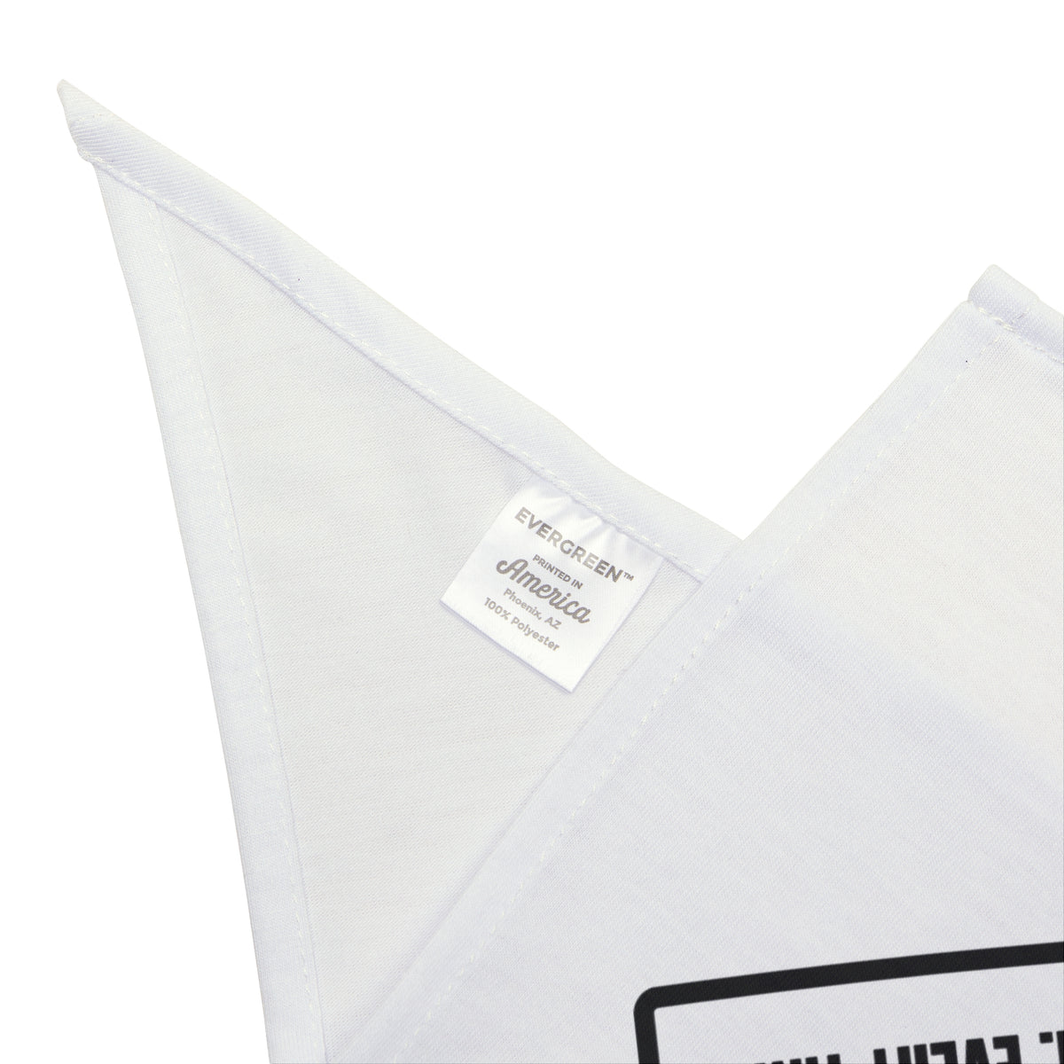Black Cat Warning Dog Bandana 2am Object Relocation For Cat Owners