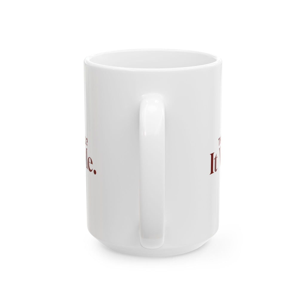 Funny Family Christmas Coffee Mug Who Ate The Last Roll It Was Me