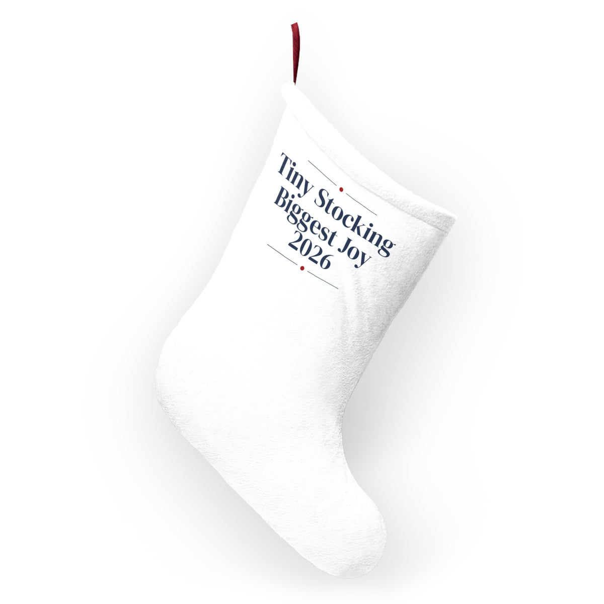 Baby's First Christmas Stocking Tiny Stocking Biggest Joy 2026