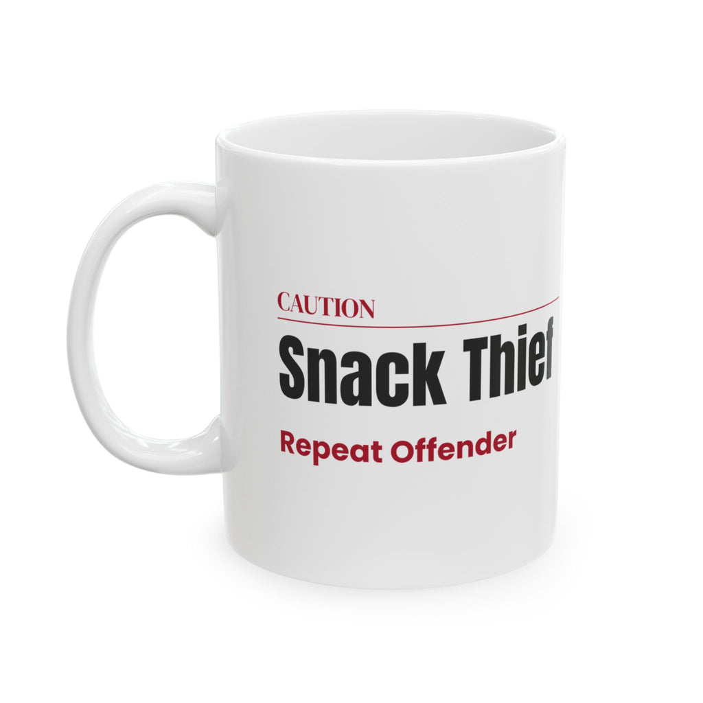 Funny Husband Coffee Mug Snack Thief For Him