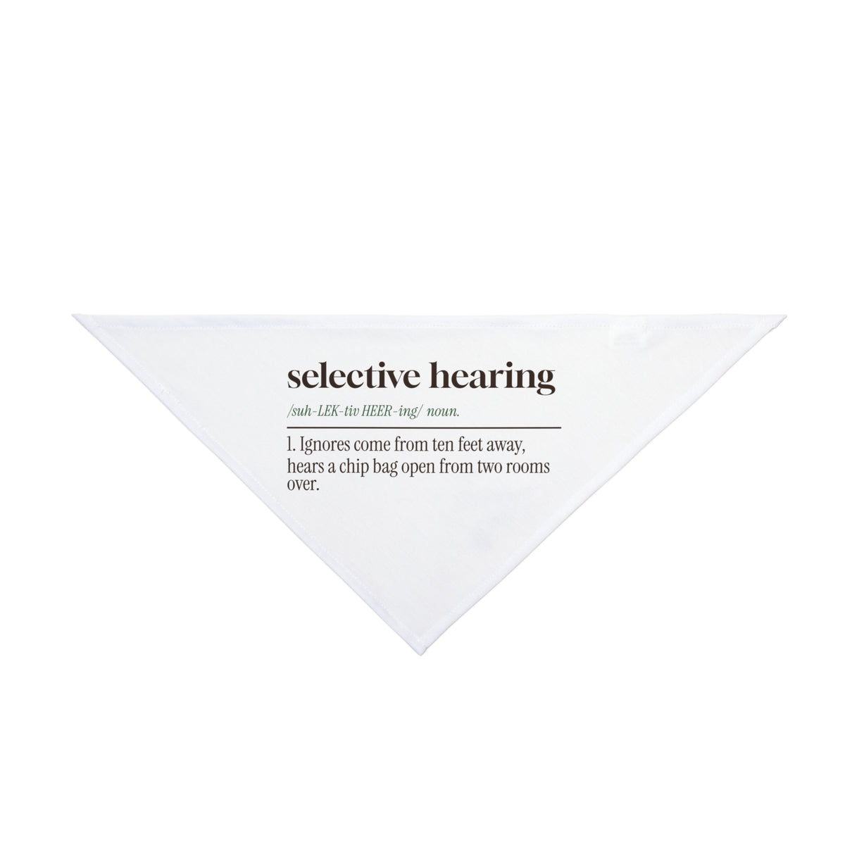 Funny Labrador Selective Hearing Dog Bandana For Dog Owners