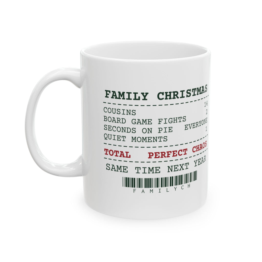 Funny Family Christmas Coffee Mug Family Christmas Receipt