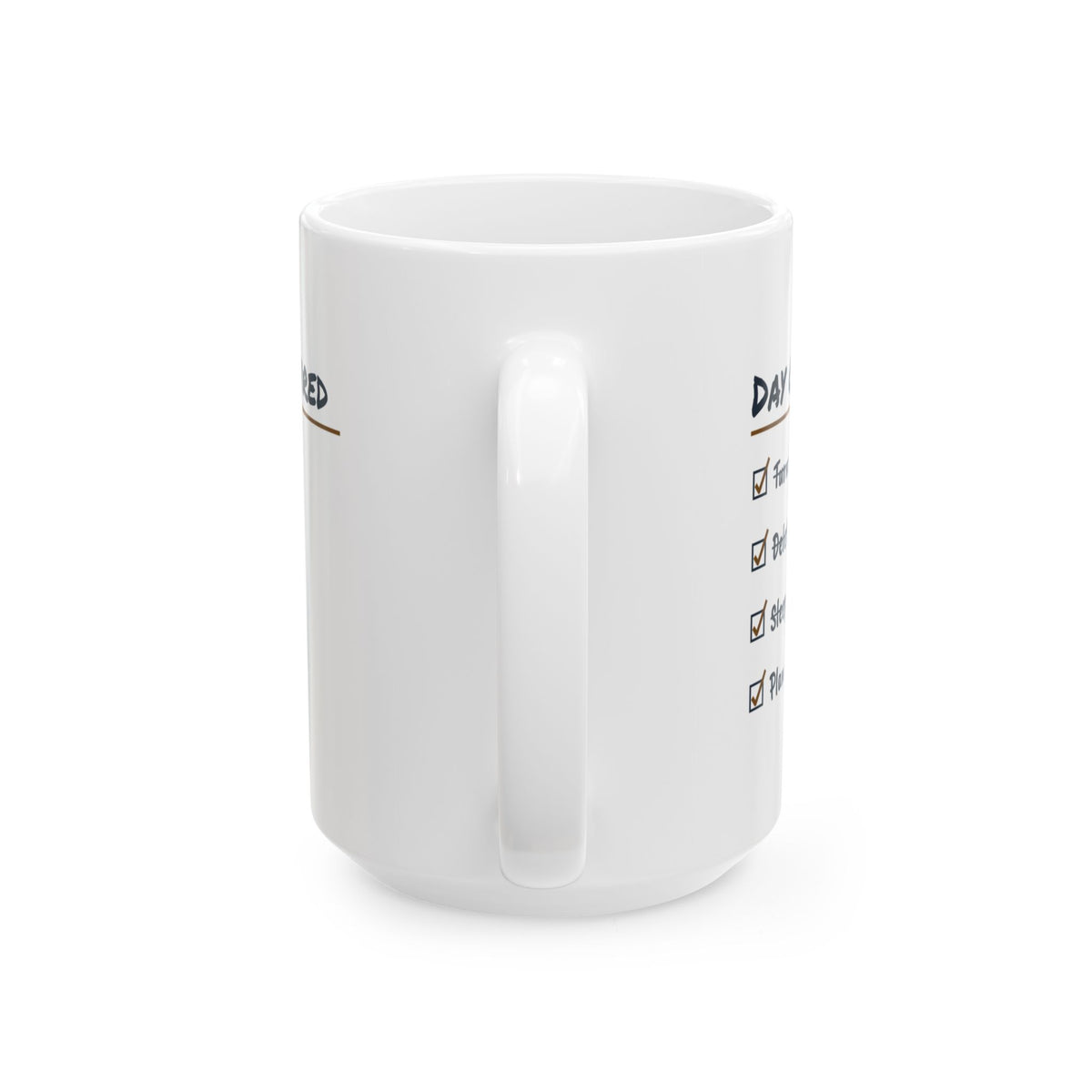 Funny Retirement Coffee Mug Day One Retired Checklist For Retirees