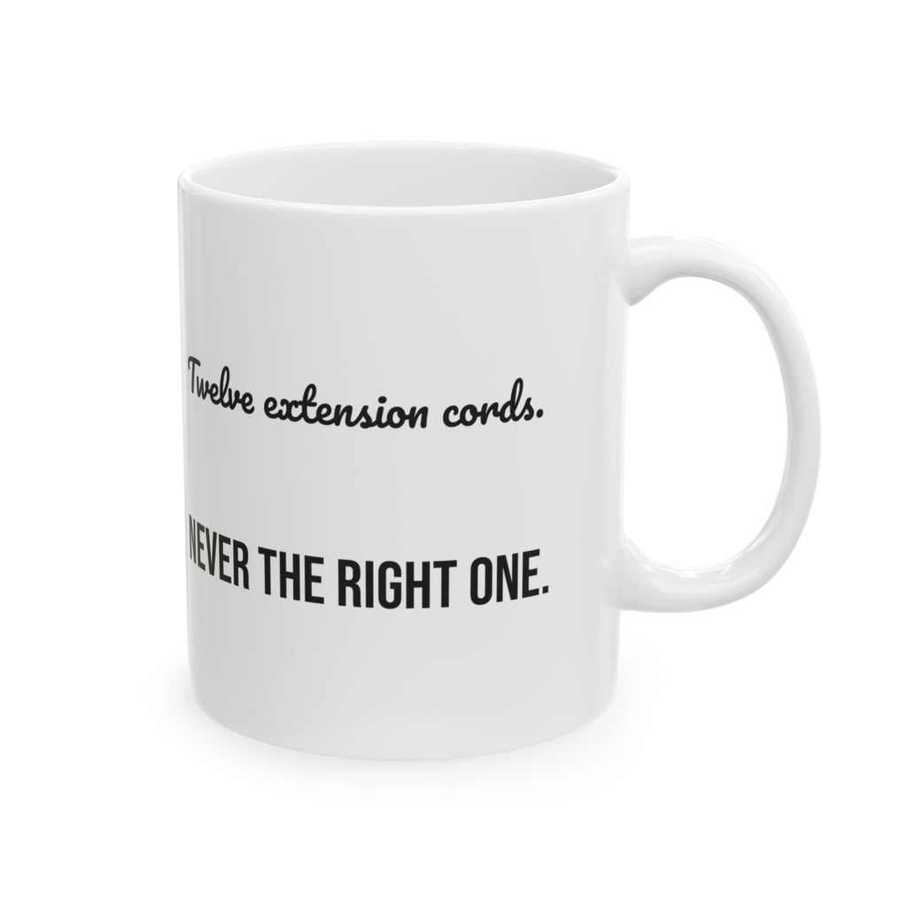 Funny Garage Dad Coffee Mug Extension Cords For Dad