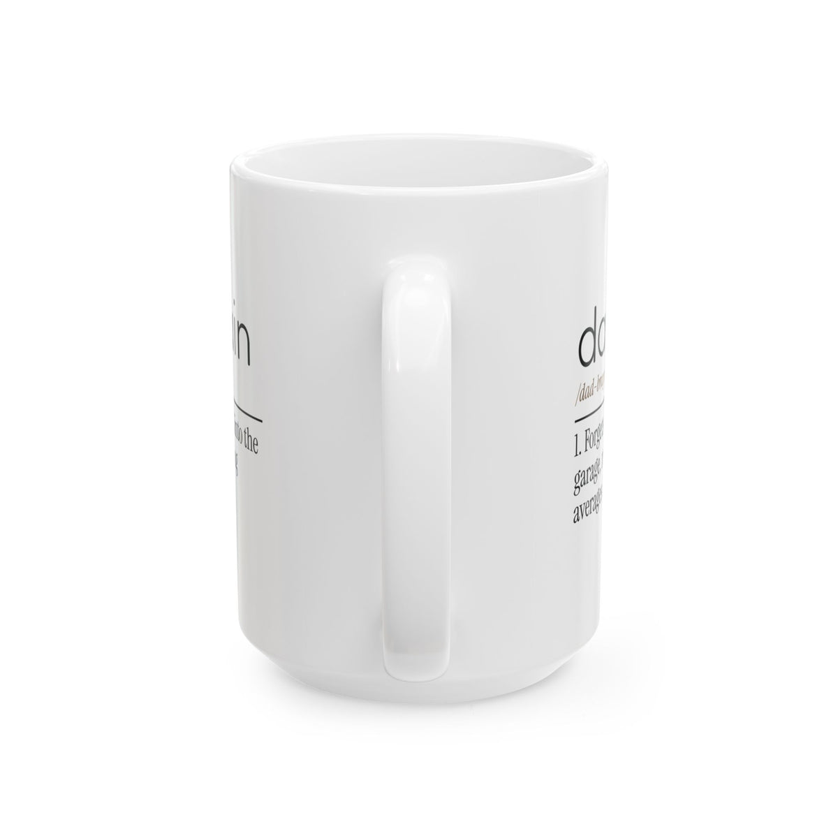 Funny Dad Coffee Mug Dadbrain Definition For Dad Fathers Day