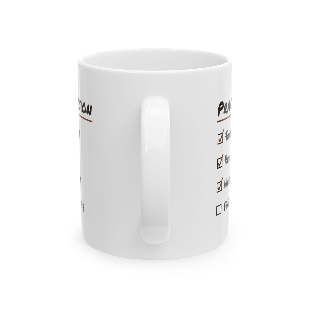 Funny Guitar Player Coffee Mug Practice Session Checklist