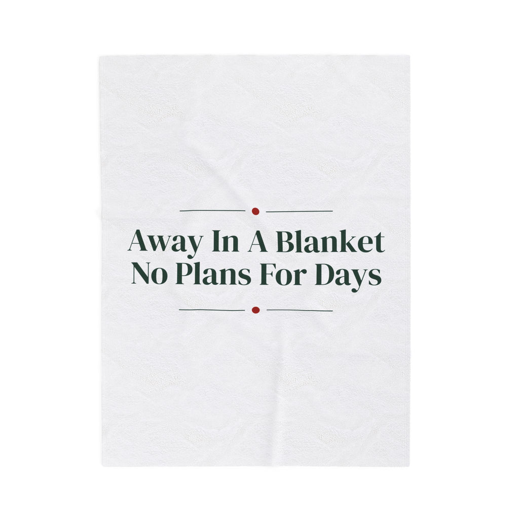 Cozy Christmas Throw Blanket Away In A Blanket No Plans For Days