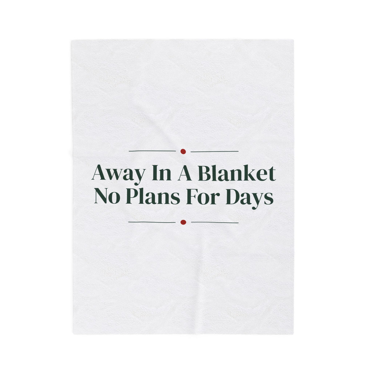 Cozy Christmas Throw Blanket Away In A Blanket No Plans For Days