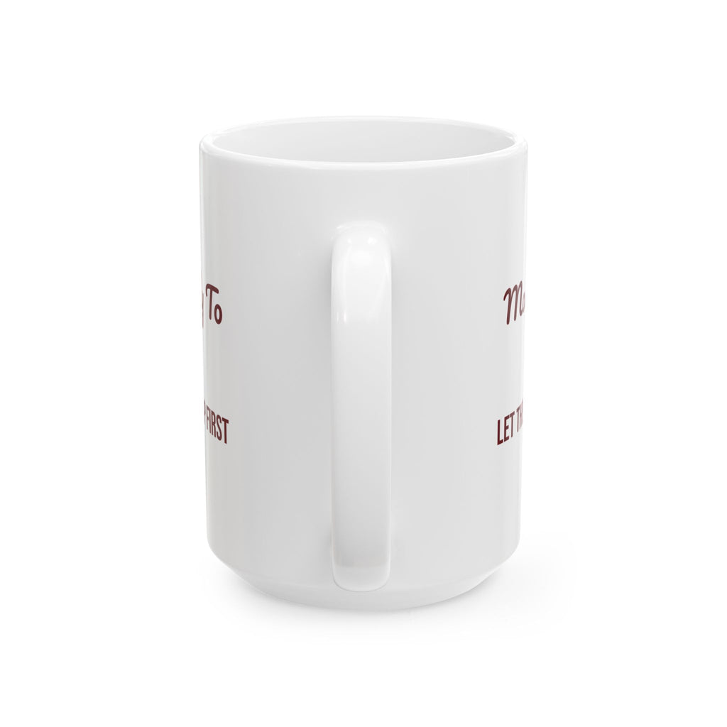 Funny Christmas Coffee Mug Most Likely To Let The Dog Unwrap First Family