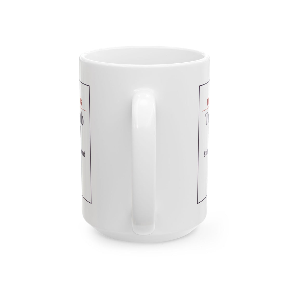 Funny Christmas Cat Coffee Mug Nightly Tree Climb Ticket For Cat Owners