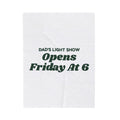 Funny Christmas Throw Blanket Dad's Light Show Opens Friday At 6 For Dad