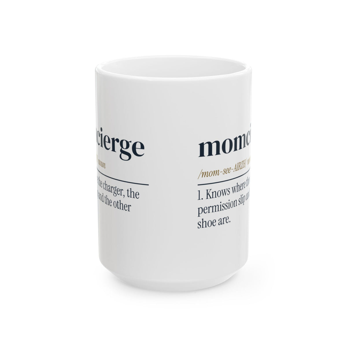 Funny Mom Coffee Mug Momcierge Dictionary Definition For Moms