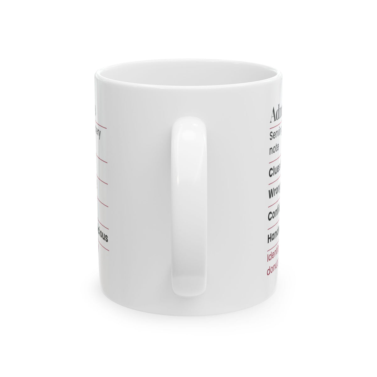 Funny Secret Admirer Facts Coffee Mug For Coworkers