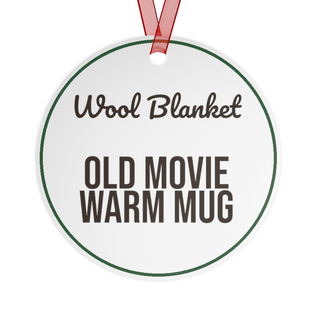 Cozy Christmas Ornament Wool Blanket Old Movie Warm Mug