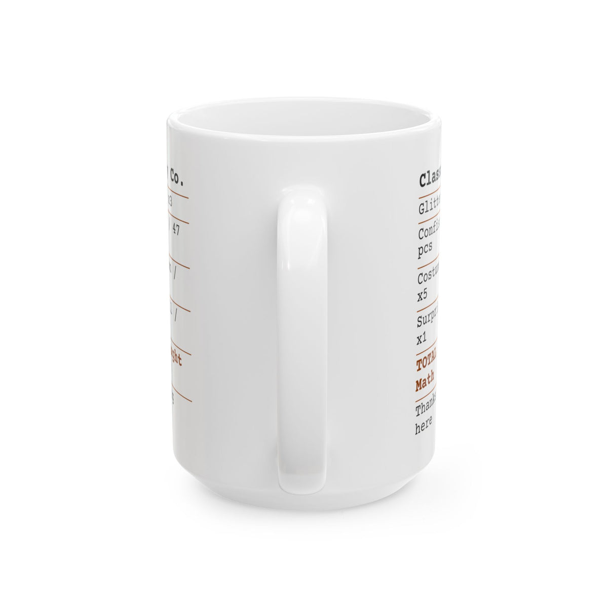 Spooky Teacher Coffee Mug Classroom Candy Receipt For Teachers