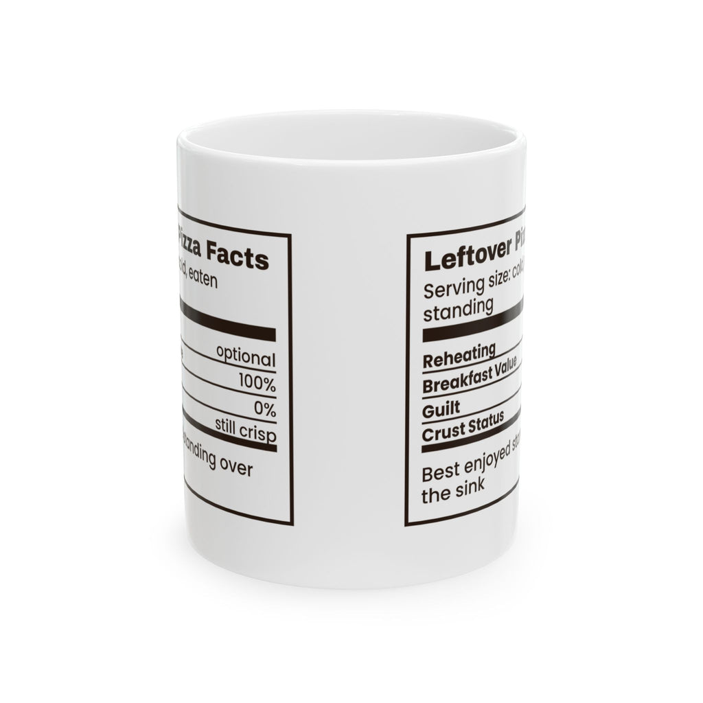 Leftover Pizza Facts Coffee Mug For Breakfast Lovers