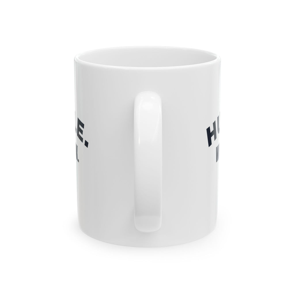 Funny Coach Coffee Mug Hustle Water Break Hustle Retro Arch Design