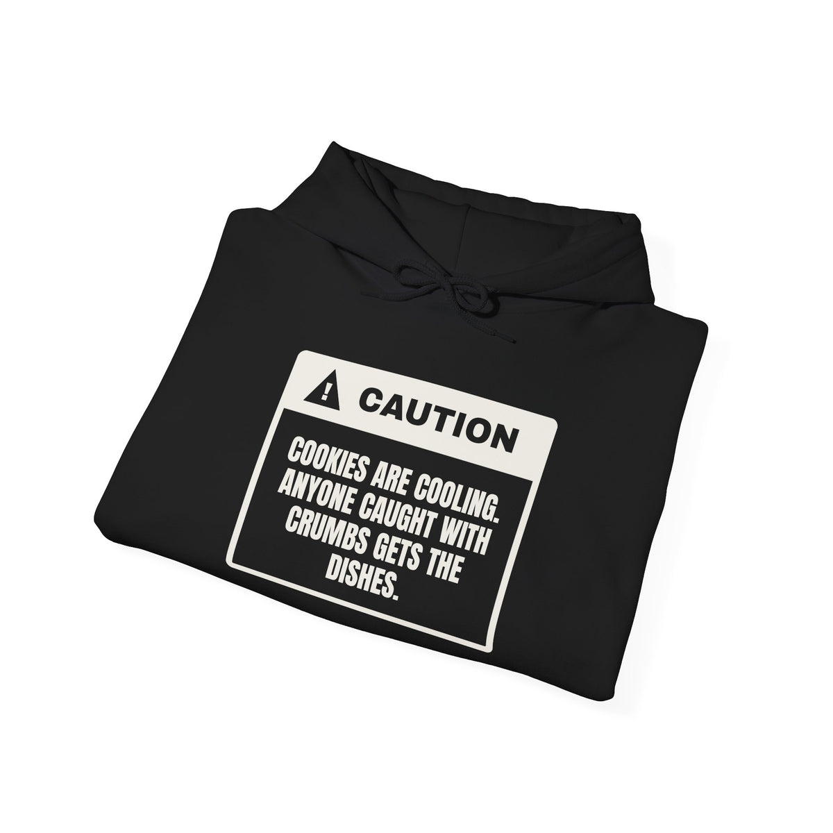 Funny Christmas Baking Hoodie Crumbs Mean Dish Duty Warning