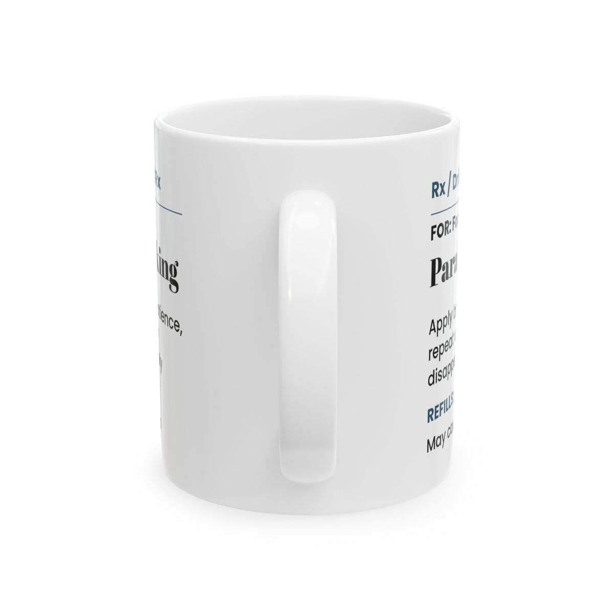 Funny Dad Coffee Mug Parallel Parking Prescription For Dad