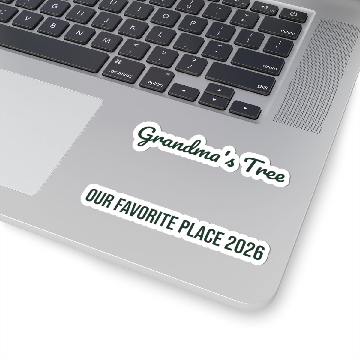 Christmas Sticker Grandma's Tree Our Favorite Place 2026 For Grandma