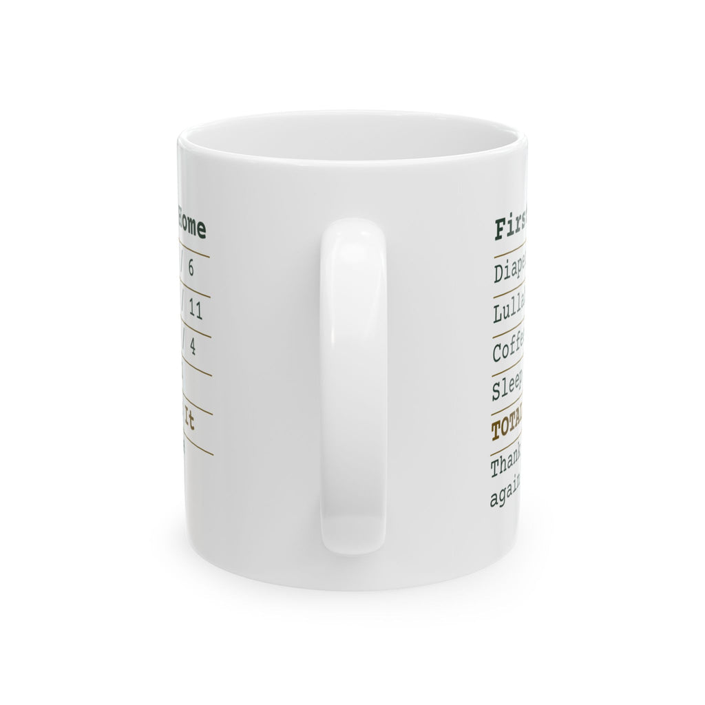 First Night Home Worth It New Dad Mug