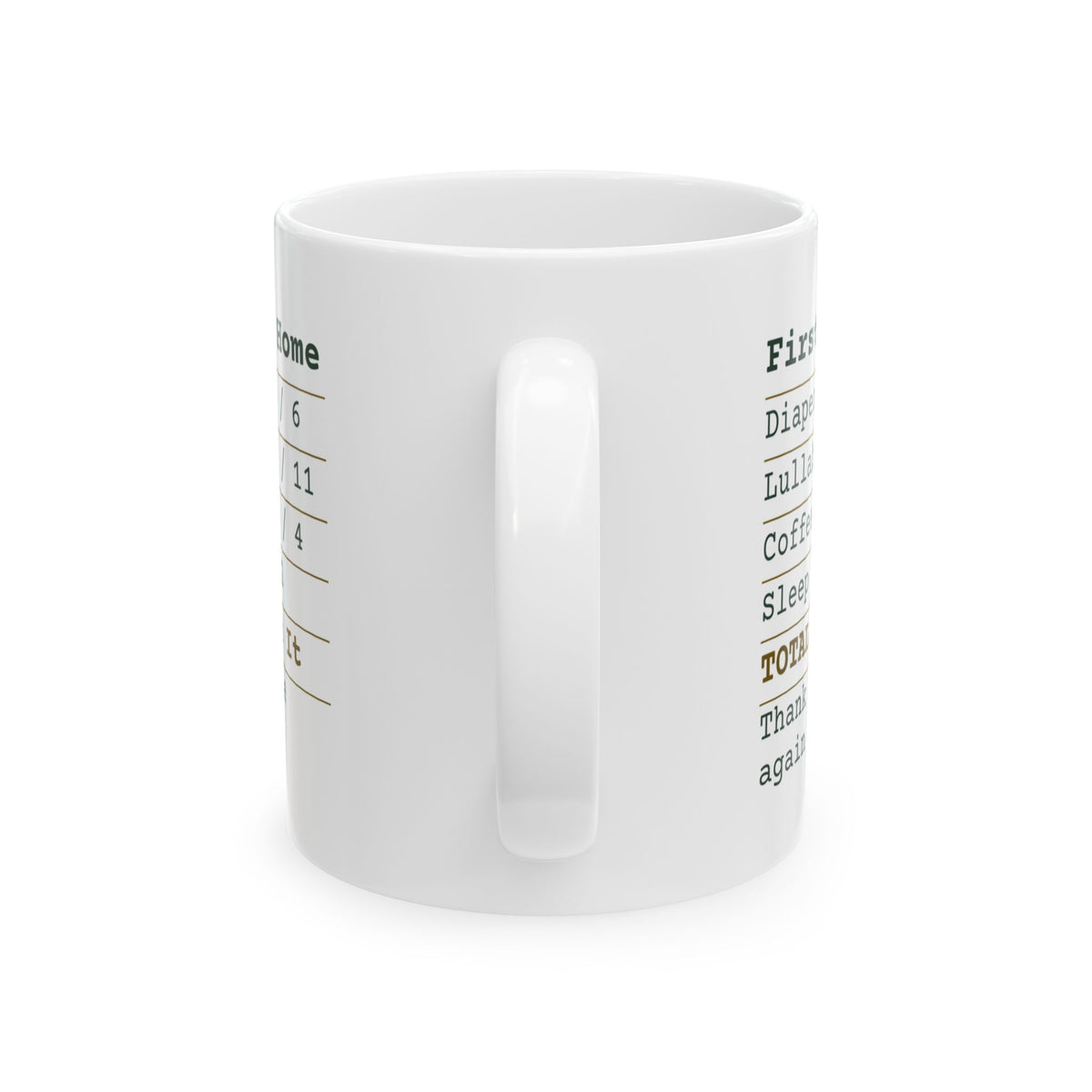 First Night Home Worth It New Dad Mug
