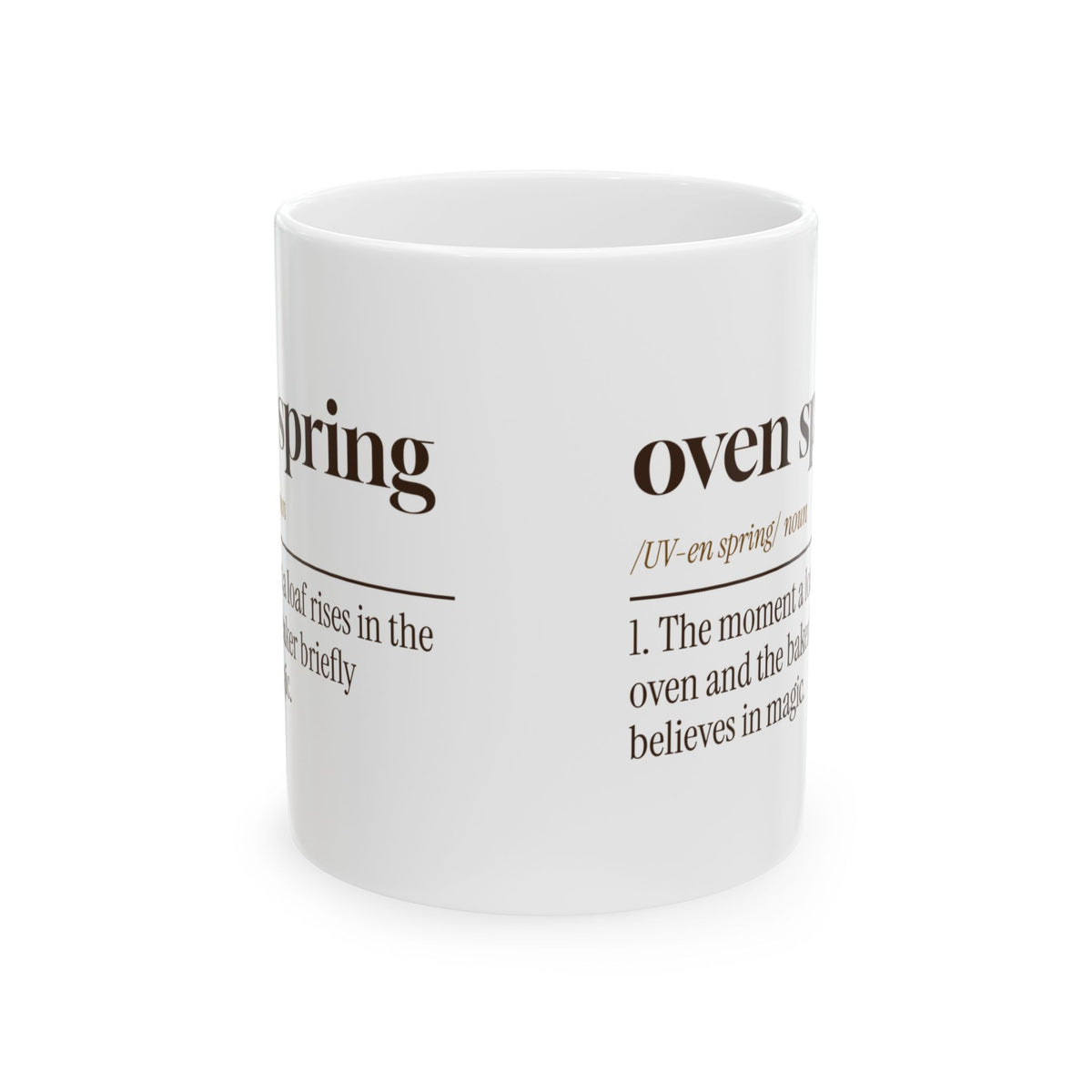 Baker Coffee Mug Oven Spring Dictionary Definition