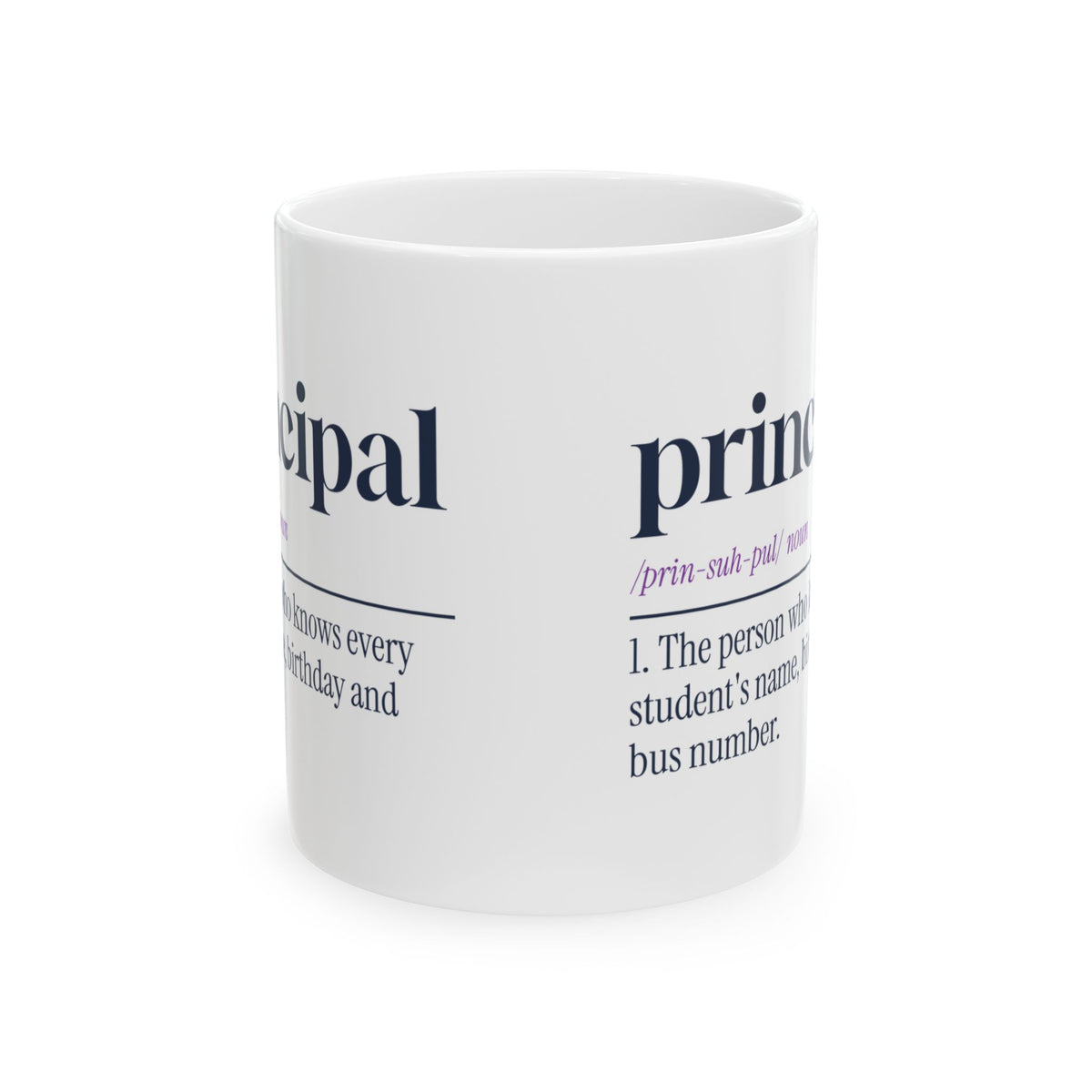 Funny Principal Coffee Mug Principal Definition Knows Every Name