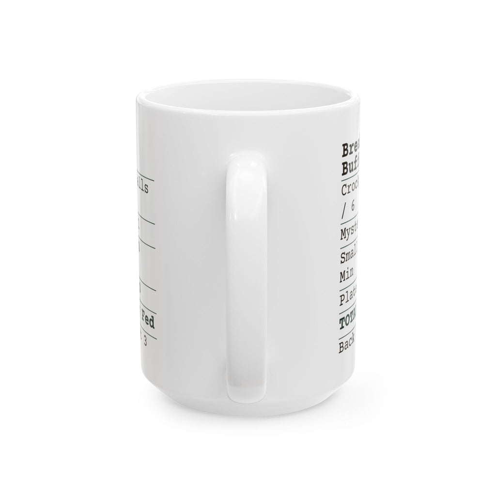 Funny Christmas Coffee Mug Break Room Buffet Receipt For Coworkers