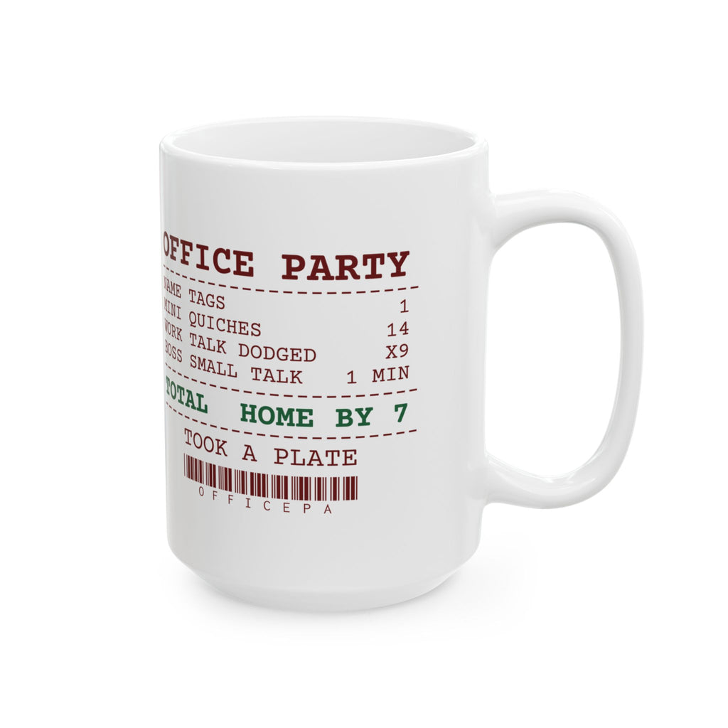 Funny Christmas Coworker Coffee Mug Mini Quiches 14 Office Party Receipt